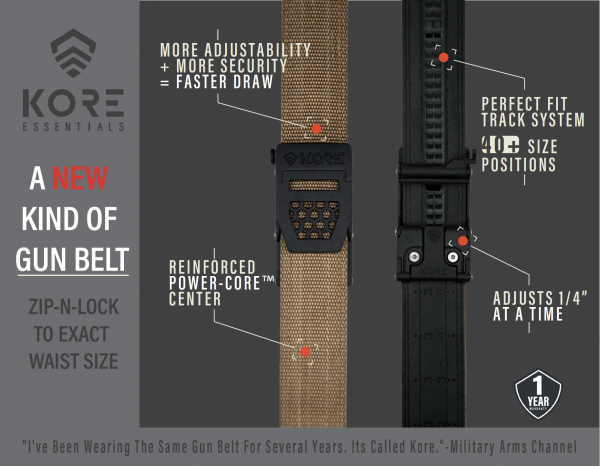 Kore Essentials Gun Belt